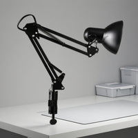Desk Lamp with Clamp Mount Adjustable Clamp-Mounted Desk Lamp Space-Saving Flexible for Artists, Workbench