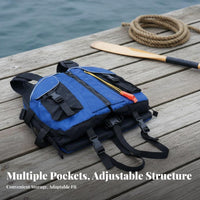 Mature Flotation Vest Lightweight Mature Flotation Vest Kayaking Flotation Device Breathable Material Kayaking PFD Easy-Release