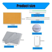 308 Pieces Allall-Purpose Trading Card Cleaning Kit Collector Supplies Sports Card Cleaning Kit Easy to Clean Collectible Care for Collectors