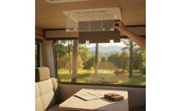 RV Air Conditioner Grille with Foam Screen Replacement AC Vent Screen Assembly Compatible Cover for Travel Trailer