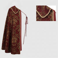 Half Shoulder Cloak Draped Half Shoulder Cloak Outerwear for Actors