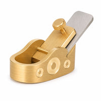 Brass Thumb Plane Compact Small Hand Plane Precision Lightweight for Woodworkers, Instrument Making, Woodworking