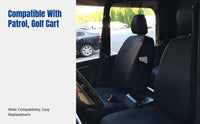 Putting Cart Seat Cover, Full Coverage, Waterproof Thick Fabric, Universal for Sightseeing Bus, Patrol Car, Sports Vehicle