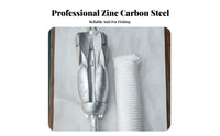 Galvanized Folding Anchor Anti-Rust Carbon Steel Boat Anchor Resistant Space-Saving Storage for Dinghy Owners, Catch Ing, Sea
