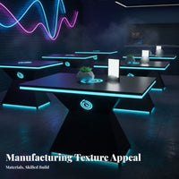 adaptable Combination High-Top Bistro Table with Chairs Modern design Bar Furniture Set Sturdy Frame Booth Seating long-lasting Construction for Restaurant Managers, Interior Designers, KTV Lounge, Cafe, Patio, Balcony