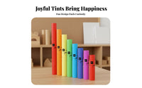 8 Pieces 8-Note Musical Tube Set Early Music Education Diatonic Scale Sound Tubes Accurately Tuned Colored Percussion Tubes for Young Children