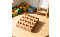 Wooden Sensory Matching Toy Educational Child-Centered Sorting Toy Open-Ended Shape Sorting Board for Kids, Home, Classroom, Preschool