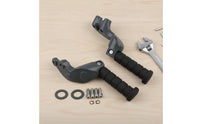 Motorcycle Passenger Foot Pegs Anti-Slip Motorcycle Foot Pegs with Hardware Secure Rear Footrests for Custom Builds