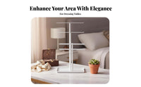 Crossbar Jewelry Tree Sturdy Construction Crossbar Jewelry Stand Necklace and Earring Holder Simple Assembly for Bedroom
