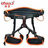 Ansu Outdoor Rock Climbing Harness Half-Body Safety Belt for Rappelling and High-Altitude Work
