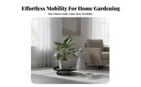 Rolling Pot Trolley Water Catchment Tray Rolling Plant Stand Universal Wheels Wheeled Planter Saucer for Gardeners, Homeowners, Indoor, Outdoor, Patio