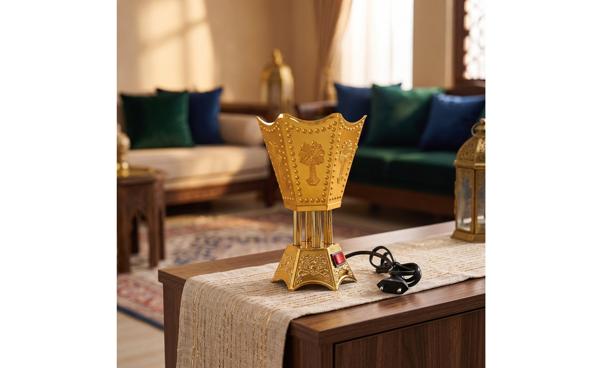 Electric Incense Burner Decorative Electrically Powered Incense Burner Scent Heater Flameless Censer Safe for Prayer Corner