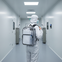 Anti-Static PVC Cleanroom Backpack for Tools and Equipment