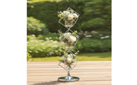 Geometric Flower Display Stand Metal Display Stand Stable Display Rack for Florists, Weddings, Banquets