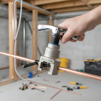 Even Grip Clamp-Style Tubing Tool Damage-Damage-Proof Handheld Tubing Tool with Adjustment Knob Universal Anti-Kink for HVAC Installers