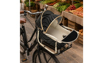 Front Cycle Animal Carrier Stable Front-Mounted Bike Basket Soft Padded Rim for Travel