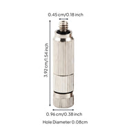 Long-Lasting High Pressure Misting Nozzle Wear Resistant High Pressure Atomizing Nozzle Anti-Rust for Dust Control, Landscaping
