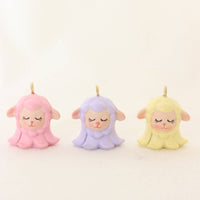 3 Pieces Flower Sheep Ornament Indoor Outdoor Use Sheep Figurine True-to-Life Resin Figurine for Yard
