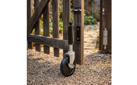Telescoping Spring-Loaded Gate Caster Heavy-Duty Gate Caster with Spring Long-Lasting Hardware Ergonomic for Homeowners, Farmers