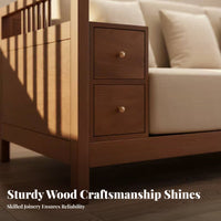 Wooden Frame Couch Set sturdy Wood Construction Multi-Piece Sofa Group Modern Chinese Design Lounge Suite for Homeowners, Living Room, Villa, recreation center