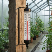Outdoor Thermometer Metal Wall Thermometer Easy-Read Instrument for Garden, Patio