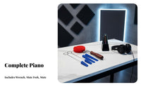 6 Pieces Piano Tuning Hammer and Mute Kit Felt Temperament Strip for Beginners
