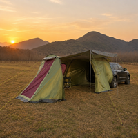 Car Tent for Vehicles, 5-8 Person Family Tailgate Tent, 500x300x200cm Large Outdoor Adventure Tent, 3000mm