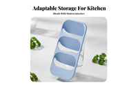 Lidded Chopstick Container Particlesprotective Lid Kitchen Organizer Multi-Compartment Easy to Clean for Dormitory, Office Desk