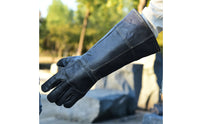 Top-Grain Livestock Handling Gloves Double-Layer Long Sleeve Gauntlet Gloves Thickened Hand Protection Extended Cuff
