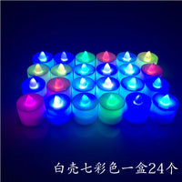 新年过年春节正月十五送灯LED电子蜡烛灯用品上坟供奉装饰布置