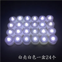 新年过年春节正月十五送灯LED电子蜡烛灯用品上坟供奉装饰布置