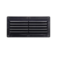 Rectangular RV Vent Cover with Screws Weatherproof Louvered Exhaust Grille Weather-Resistant Louvered Vent Cover Easy to Install for Recreational Vehicle Builders