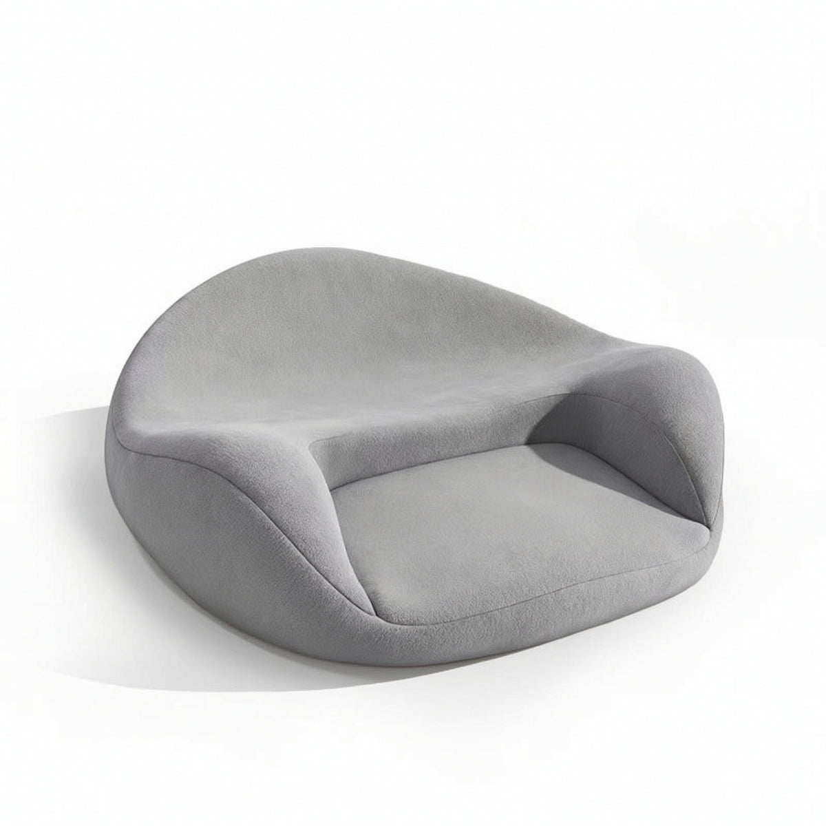 Ergonomic Cushion with Backrest Memory Foam Meditation Cushion Supportive Meditation Pillow Contoured for Meditators, Yogis, Mindful Movement Practice