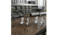 Double Mast Clamp Heavy Duty Double Antenna Mast Clamp Non-Slip for Installers, Homeowners, Roof