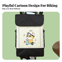 Large Capacity Waterproof Handlebar Bag Easy Installation Electric Scooter Front Bag Multi-Use for Commuters, Students, Commuting, Shopping