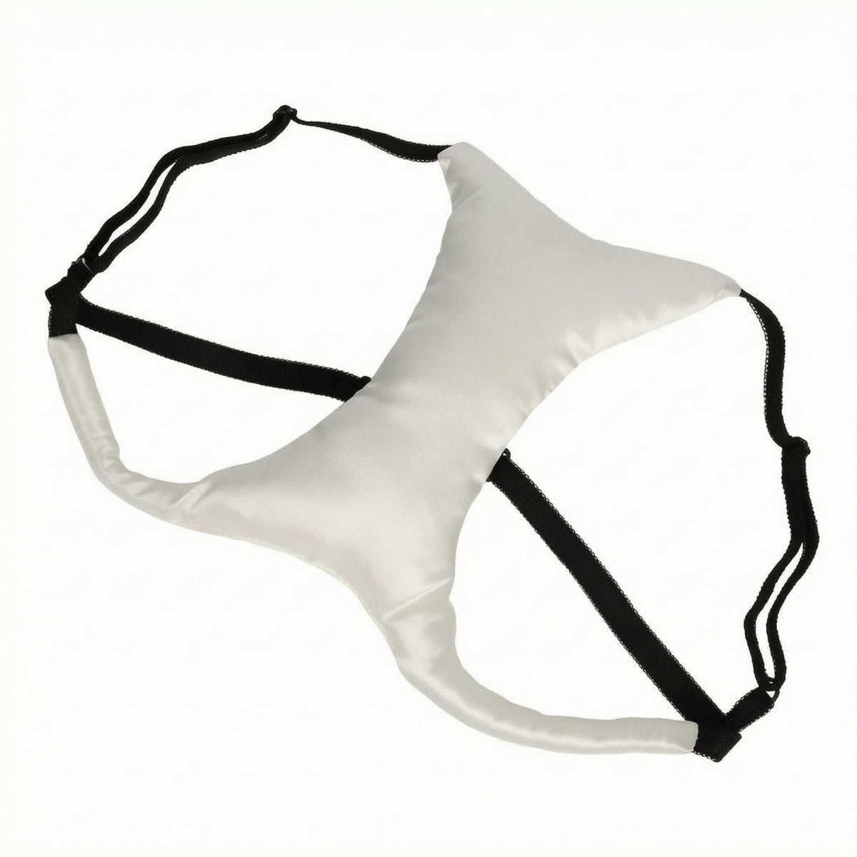 Contoured Breast Pad Anatomically Curved Breast Support Pad Adjustable Straps Textile-coveredCovered for Sleeping, Resting
