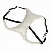 Contoured Breast Pad Anatomically Curved Breast Support Pad Adjustable Straps Textile-coveredCovered for Sleeping, Resting