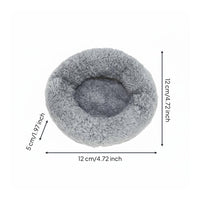 Miniature Beanbag Chair Soft and Fuzzy Doll Sofa Craftsmanship 1/12 Scale Couch for Hobbyists