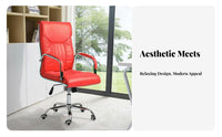 Adjustable Height High-Back Executive Chair Ergonomic Design Office Furniture Stable Five-Pronged Base Swivel Seat Padded Armrests for Executives, Distance Workers, Students, Study Room