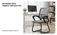 Ergonomic Mesh spine Chair Height Adjustable Ergonomic Mesh Task Chair 360-Degree rotate Office Furniture for Students, esports participants, Study Room, Workstation
