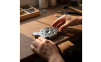 Steel Dapping Block with Recesses Polished Jewelry Forming Anvils Smooth Forming Block with Multiple Faces for Hobbyists, Metal Crafting, Workshops