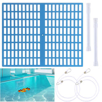 Pool Strainer Net Set Easy to Install Skimmer Cover Kit PP Material Pool Skimmer Screen