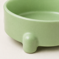 Ceramic Cat Food Bowl, 5-inch, Matte Finish, Cervical Protection, Non-Spill