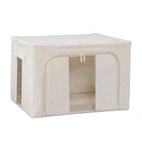 Soft-Sided Clothes Storage Bin Reinforced Rectangular Storage Box Washable Household Organizer