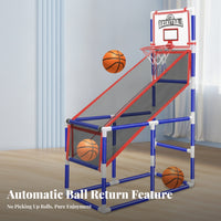 Mesh Side Panels Active Play Toy Basketball Throwing Machine Tubular Frame for Children