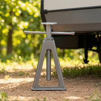 4 Pieces Manual RV Support Jack Adjustable Caravan Jack Stand Stable Equipment Heavy Duty for Campers