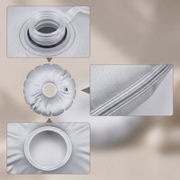 Gray Weighted Umbrella Base Bag Outdoor Accessory Valve
