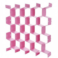 8 Pieces Space Saving Honeycomb Drawer Divider Easy to Install Honeycomb Drawer Organizer Multi-Purpose for Adults, Dresser, Kitchen, Closet