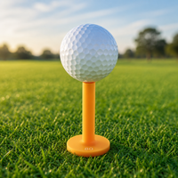 Silicone Tees Unbreakable, Low Friction Sporting Tees for Driving Range Practice, Stable Base Rubber Base Design