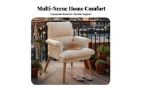 Comfortable Highspine Lazy Sofa Fullphysique reinforcement Lounge Chair Deep Seat Indoor Seating Er& movenomic Design for Adults, Students, Comfort Lovers, Balcony, Apartment, Living Room, book corner
